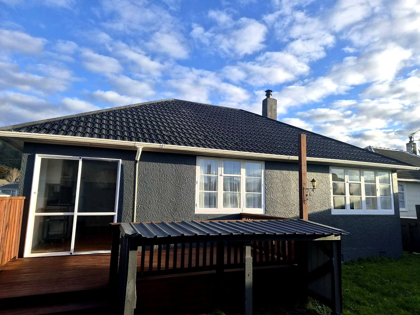 Finished exterior after painting